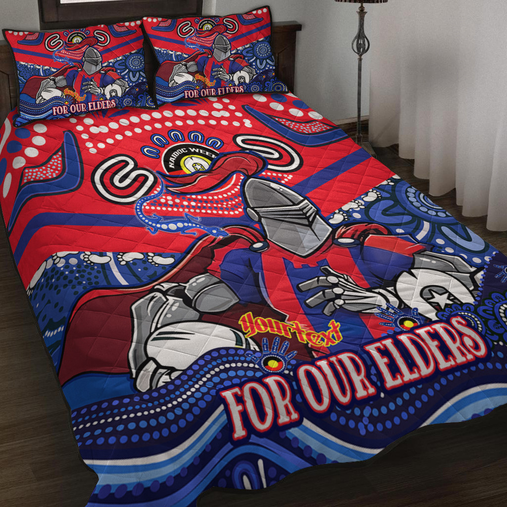 Newcastle Knights Naidoc Week Custom Quilt Bed Set - For Our Elders ...