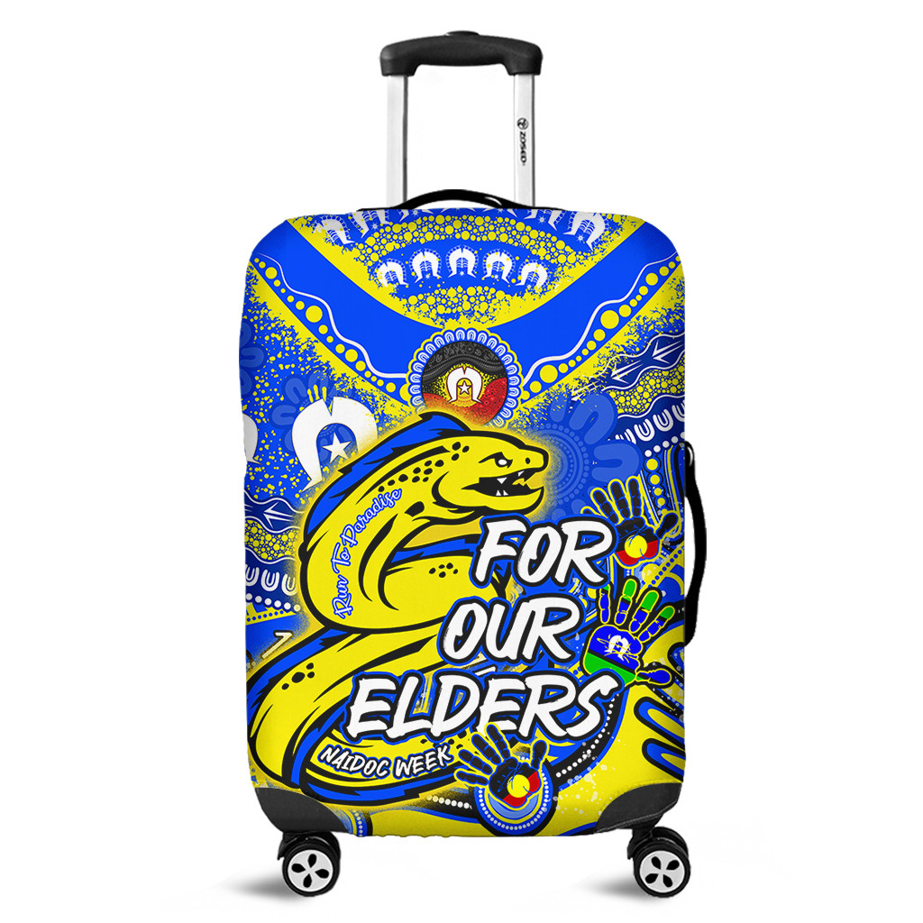 Parramatta Eels Naidoc Week Custom Luggage Cover For Our Elders Run