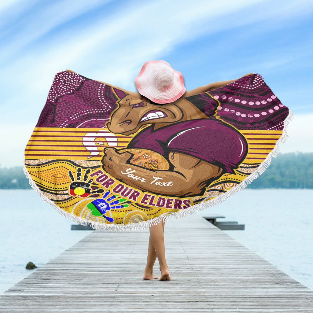 Brisbane City Naidoc Week Custom Beach Blanket Brisbane For Our