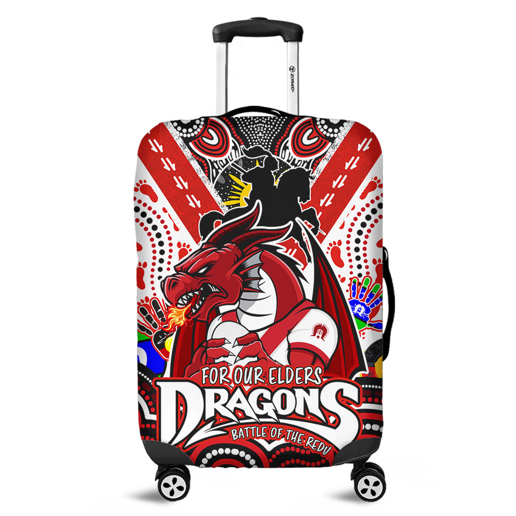 Illawarra and St Naidoc Week Custom Luggage Cover Dragons For