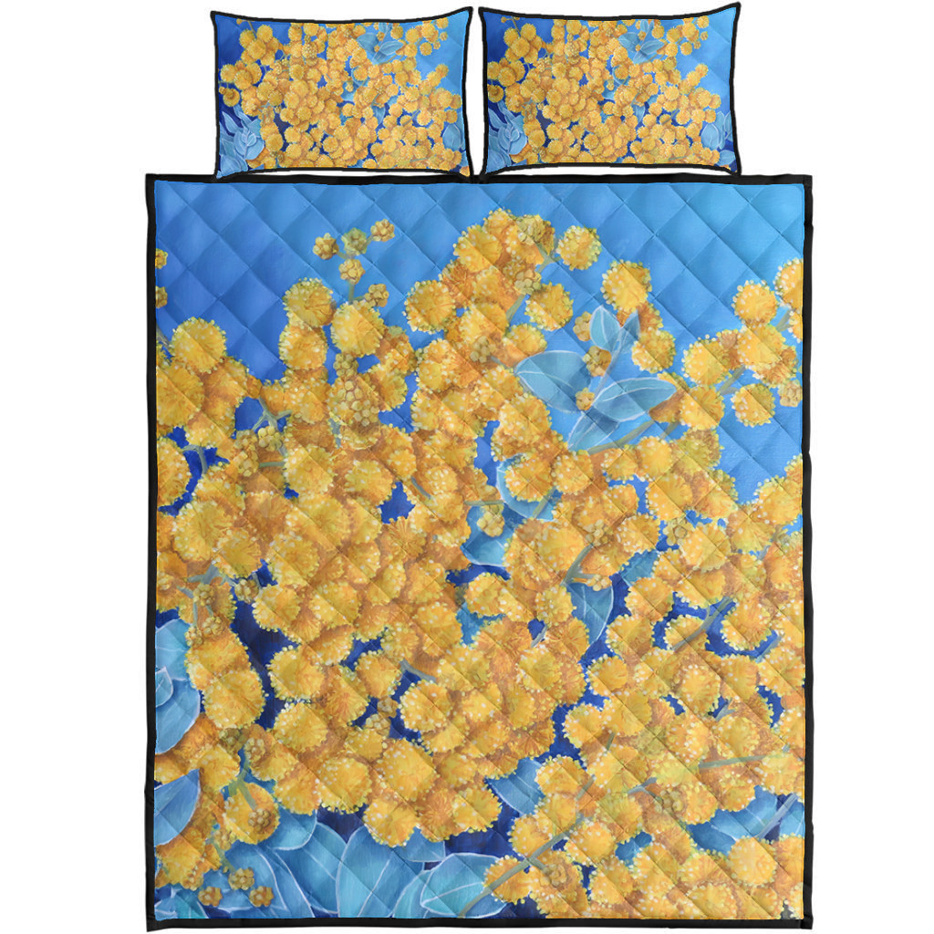 Wallis et Futuna Quilt Bed Set Artsy Style - White LT9