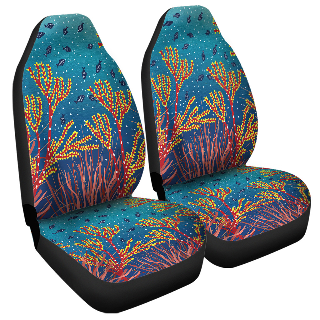 Australia Aboriginal Car Seat Covers Underwater Aboriginal Art