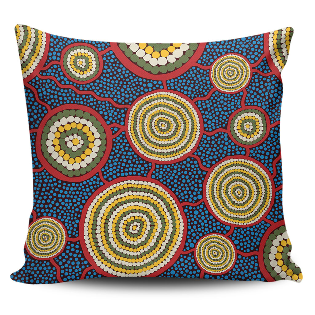 Australia Aboriginal Pillow Covers Beautiful Indigenous Seamless