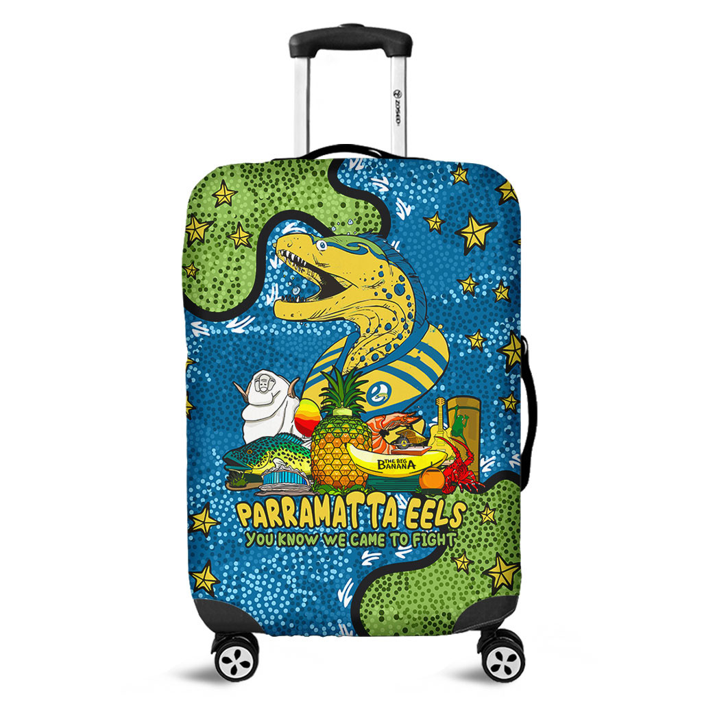 Parramatta Eels Custom Luggage Cover Australian Big Things Luggage Cover