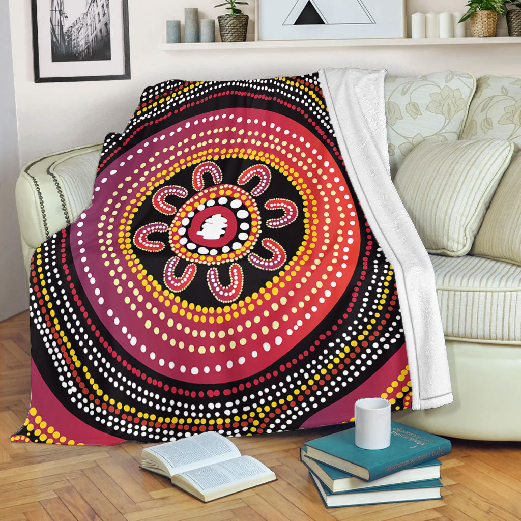 Australia Aboriginal Blanket Aboriginal Dot Art Design Blanket