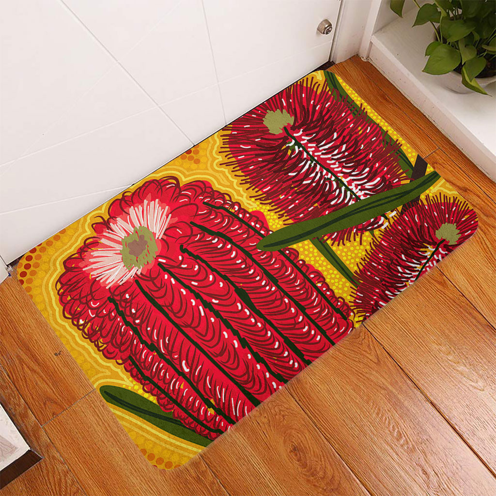 Doormat Native Australia Aboriginal Doormat - Aboriginal Dot Art Of Australian Native ...