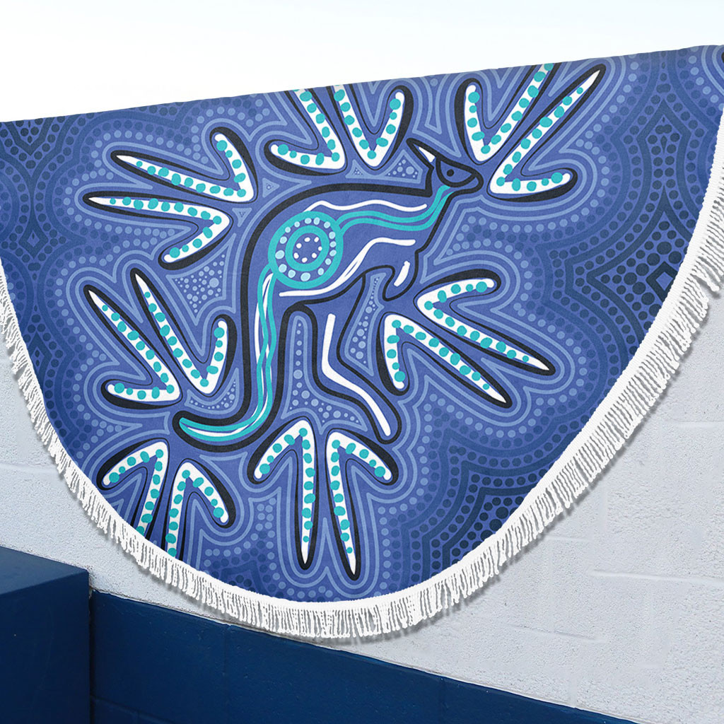 Hooded Blanket - Kangaroo Hooded Australia Map & Flag Blanket main image 1