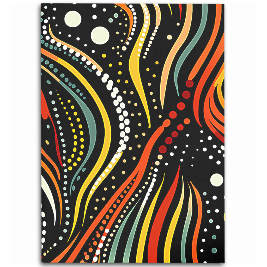 Australia Aboriginal Area Rug - Traditional Australian Aboriginal ...