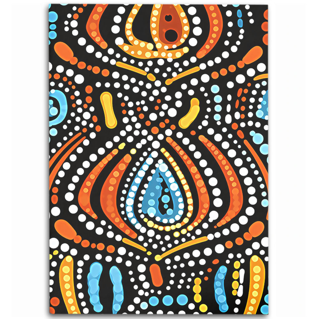 Australia Aboriginal Area Rug - Traditional Australian Aboriginal ...