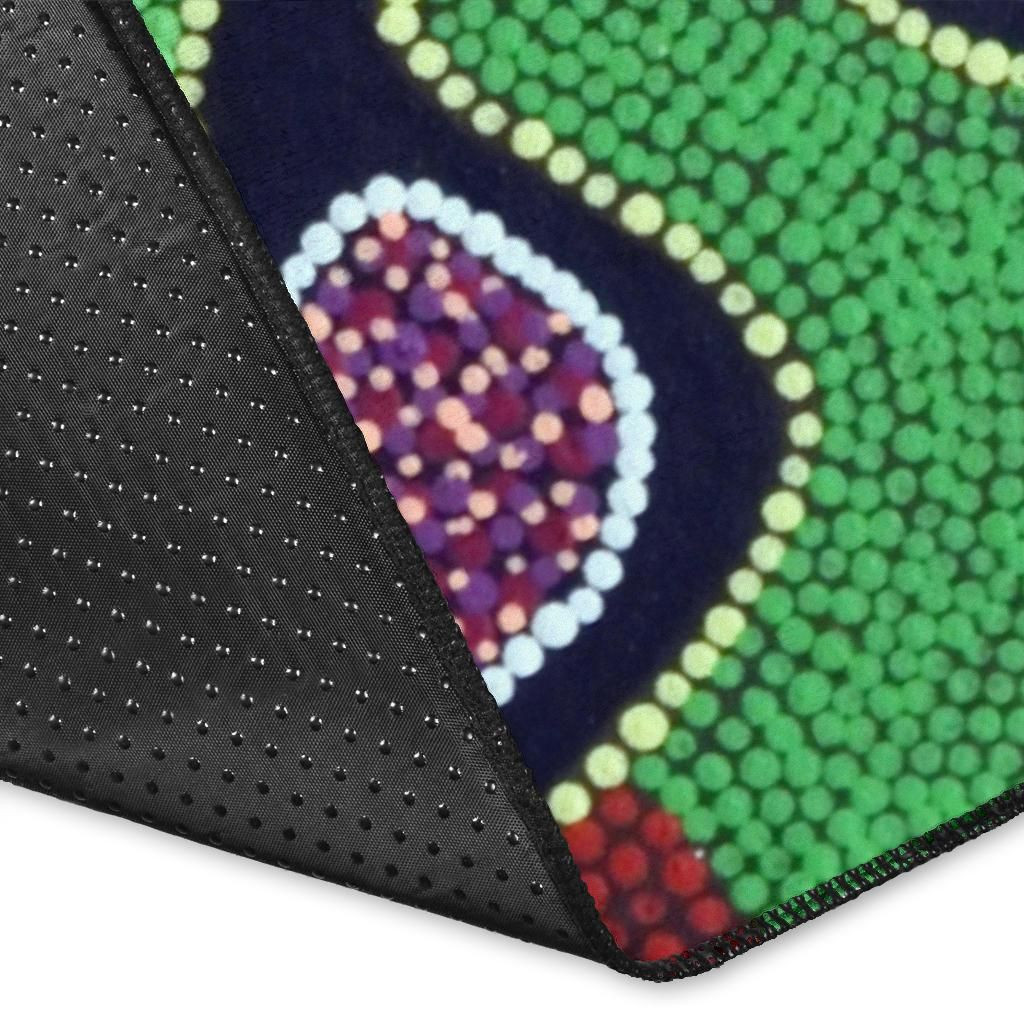Australia Aboriginal Inspired Area Rug - Aboriginal Inspired Dot Art ...