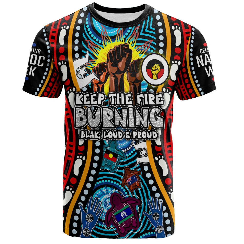 Australia TShirt Custom Naidoc Week Indigenous Culture Keep the Fire