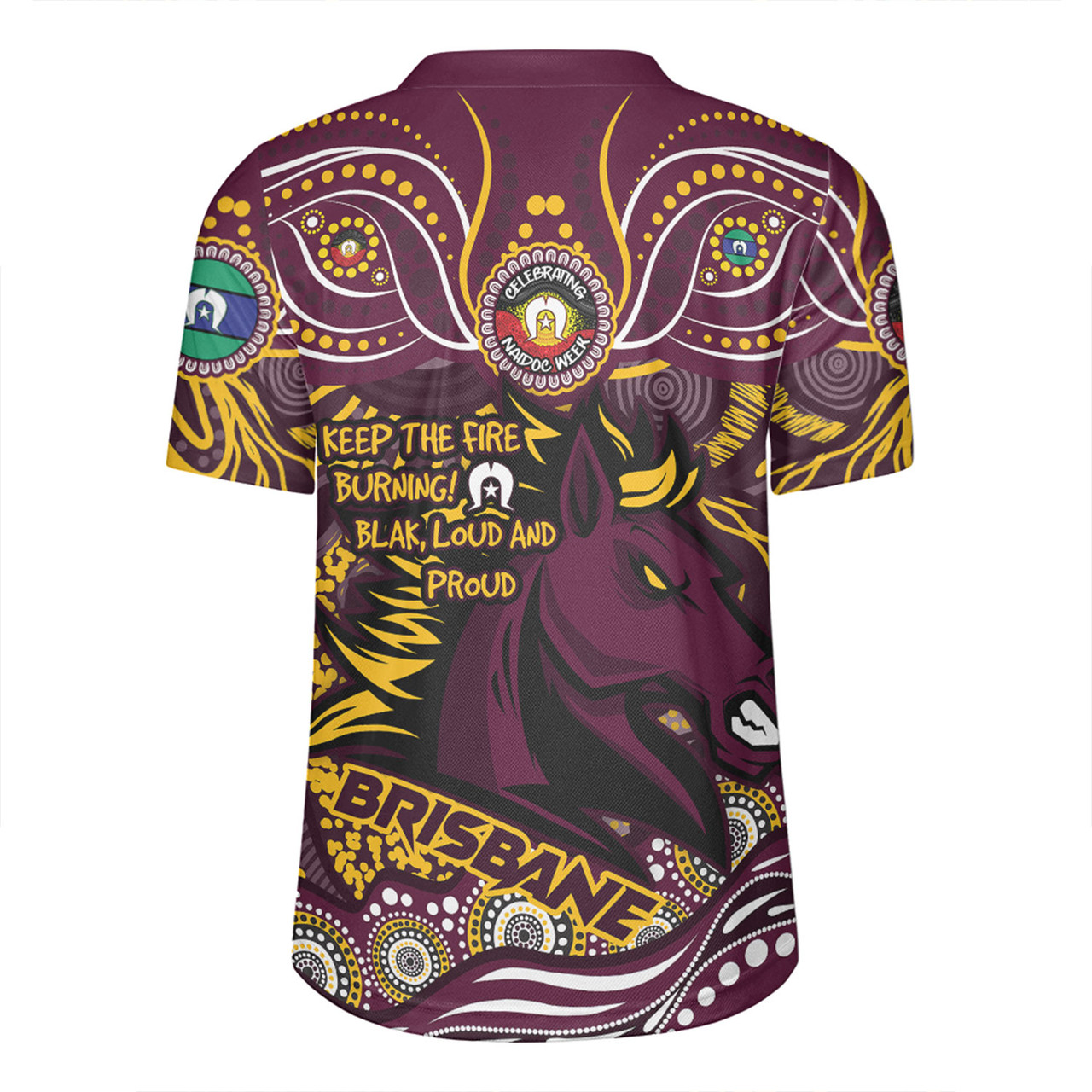 Brisbane Broncos Rugby Jersey Celebrating Naidoc Week 2024 Aboriginal ...