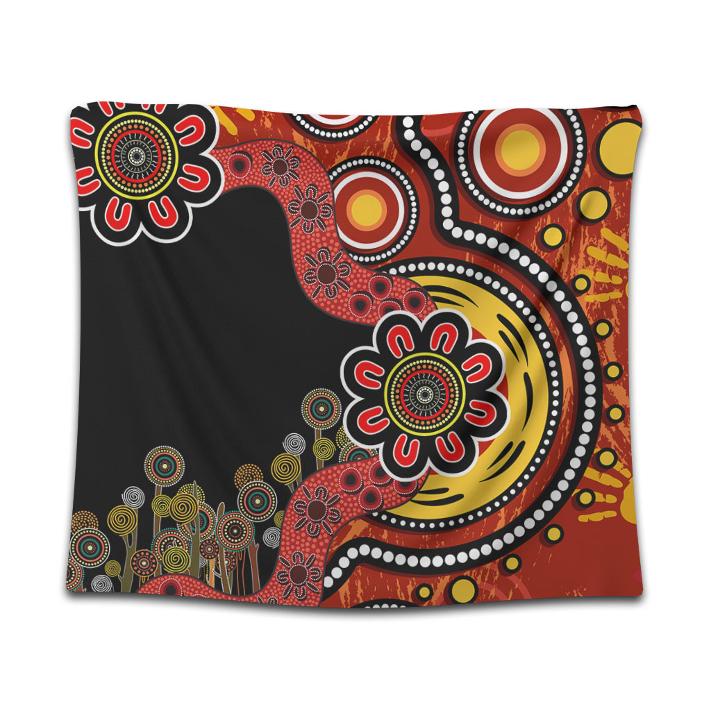 Australia Tapestry Aboriginal Indigenous Dot Painting