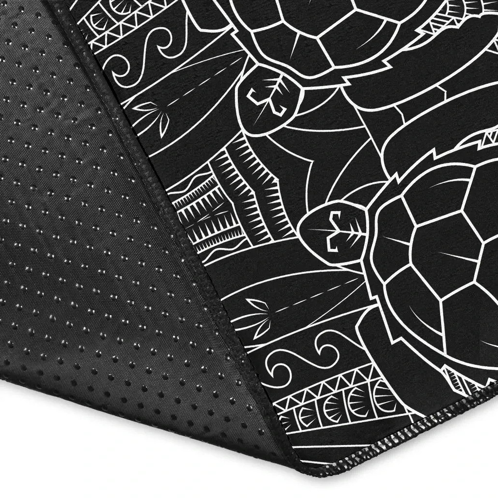 Australia Aboriginal Inspired Area Rug (White) - Torres and Turtle