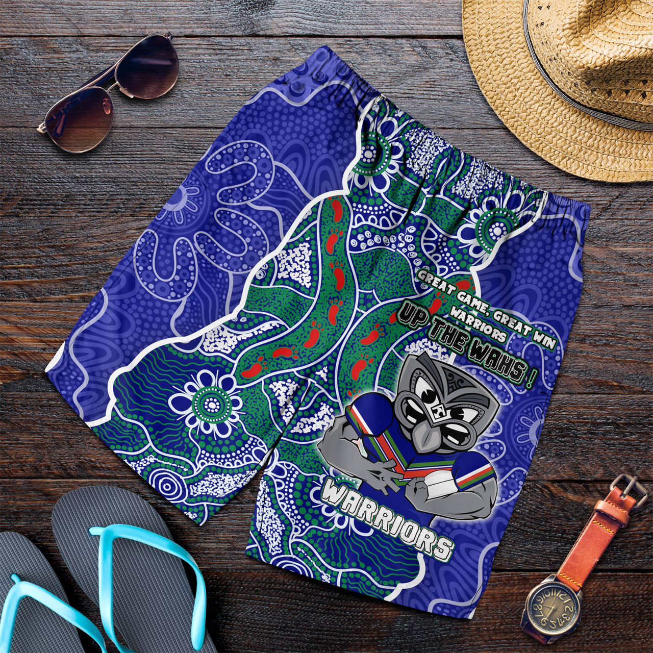 New Zealand Warriors Men Short Custom Grand Final With Contemporary