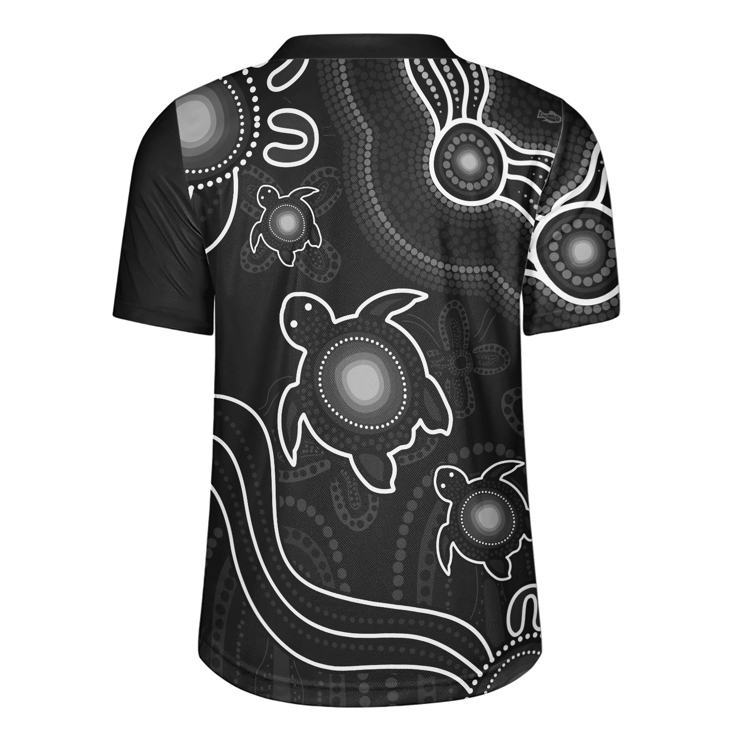 Australia Rugby Jersey Aboriginal Turtle Dreaming Journey Featuring Dot Art