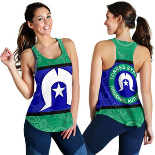 Women's Racerback Tank, Torres Strait Islands Aboriginal Patterns main image 0