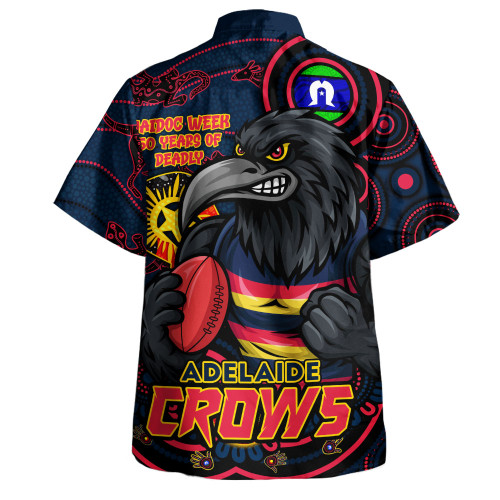 Adelaide Crows Hawaiian Shirt NAIDOC Week A Legacy Forged in 50 Years Of Deadly Spirit