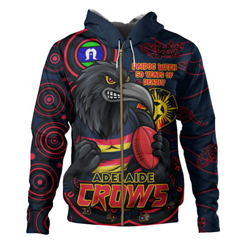 Adelaide Crows Hoodie NAIDOC Week A Legacy Forged in 50 Years Of Deadly Spirit