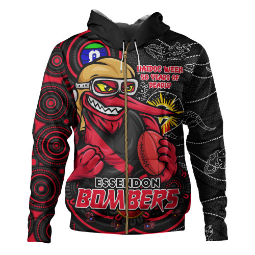 Essendon Hoodie NAIDOC Week A Legacy Forged in 50 Years Of Deadly Spirit