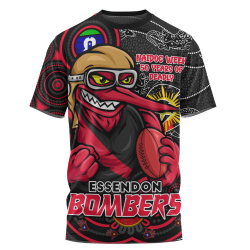 Essendon T-Shirt NAIDOC Week A Legacy Forged in 50 Years Of Deadly Spirit
