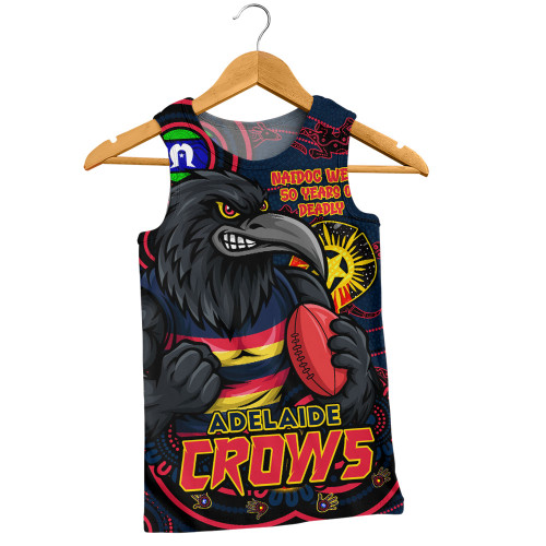 Adelaide Crows Men Singlet NAIDOC Week A Legacy Forged in 50 Years Of Deadly Spirit
