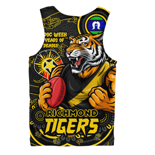 Richmond Men Singlet NAIDOC Week A Legacy Forged in 50 Years Of Deadly Spirit