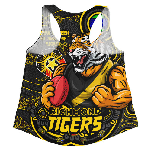 Richmond Women Racerback Singlet NAIDOC Week A Legacy Forged in 50 Years Of Deadly Spirit