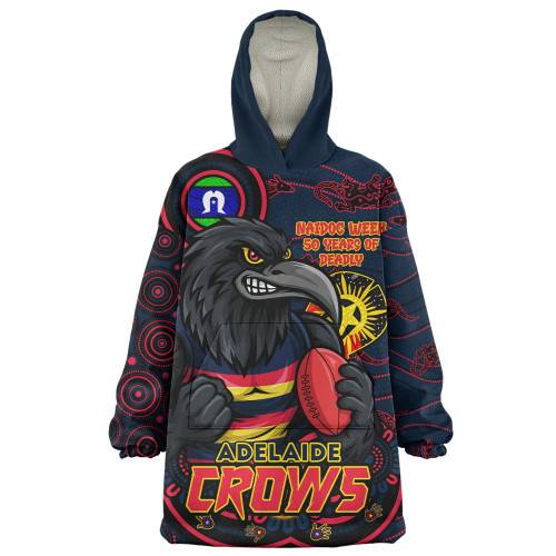 Adelaide Crows Snug Hoodie NAIDOC Week A Legacy Forged in 50 Years Of Deadly Spirit