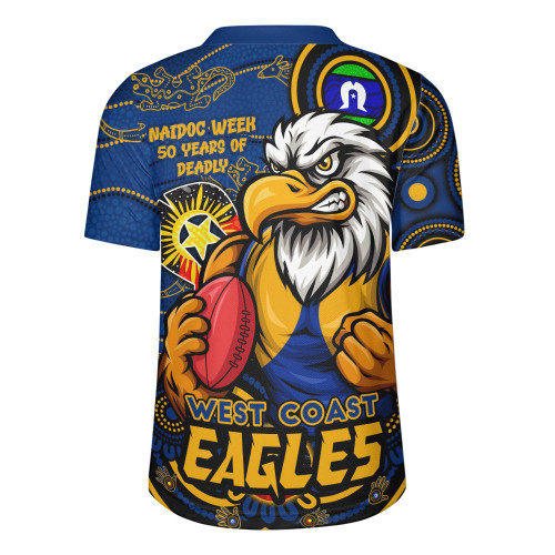 West Coast Eagles Rugby Jersey NAIDOC Week A Legacy Forged in 50 Years Of Deadly Spirit
