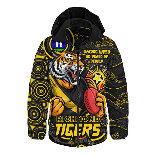 Richmond Hooded Padded Jacket NAIDOC Week A Legacy Forged in 50 Years Of Deadly Spirit