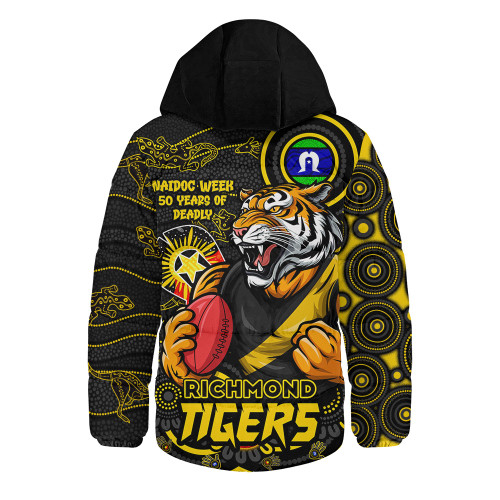 Richmond Hooded Padded Jacket NAIDOC Week A Legacy Forged in 50 Years Of Deadly Spirit