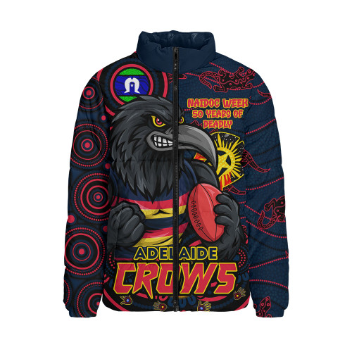 Adelaide Crows Padded Jacket NAIDOC Week A Legacy Forged in 50 Years Of Deadly Spirit