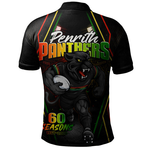Penrith Panthers Polo Shirt Pride Rising Through 60 Seasons Of Glory