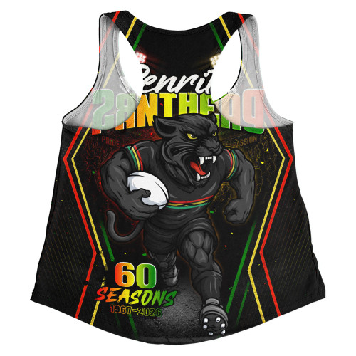 Penrith Panthers Women Racerback Singlet Pride Rising Through 60 Seasons Of Glory