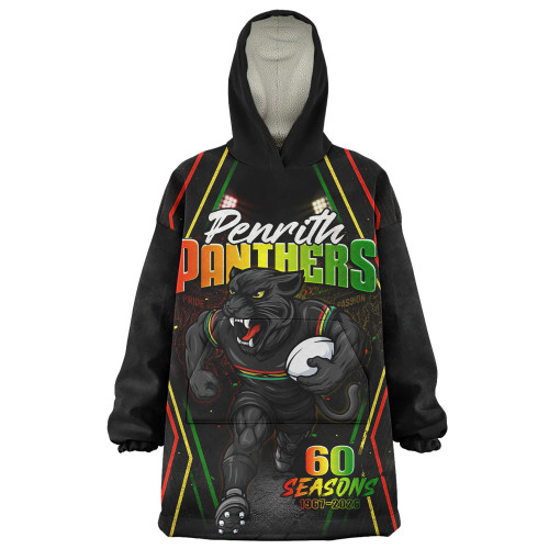 Penrith Panthers Snug Hoodie Pride Rising Through 60 Seasons Of Glory