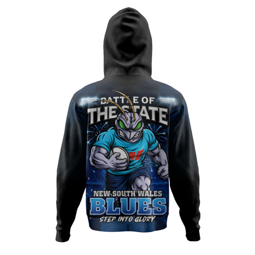 New South Wales Blues Hoodie Origin Final Battle Rising Glory