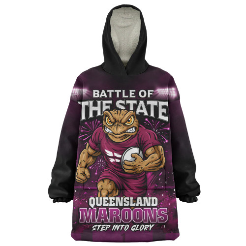Queensland Maroons Snug Hoodie Origin Final Battle Rising Glory