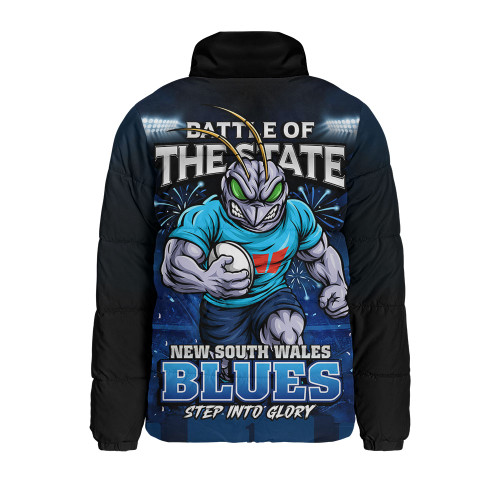 New South Wales Blues Padded Jacket Origin Final Battle Rising Glory