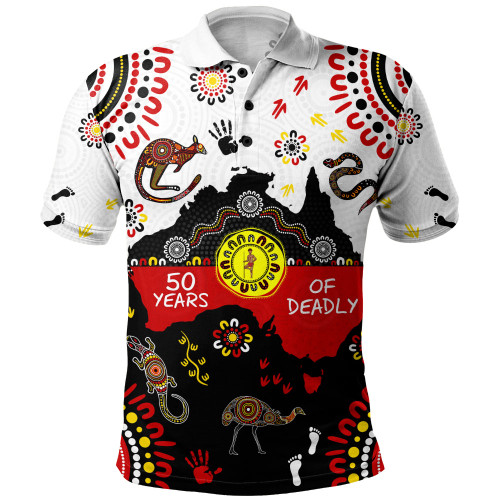 Indigenous Australian Aboriginal Polo Shirt Naidoc Culture Of Country Spirit Pride