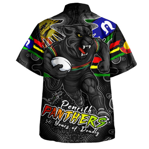 Penrith Panthers Hawaiian Shirt NAIDOC Week 2026 Forged In Deadly Spirit