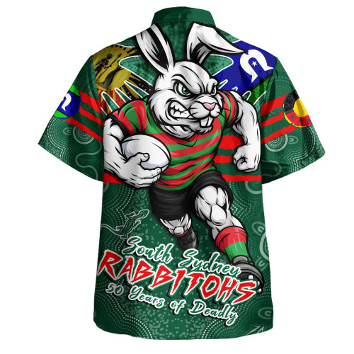 South Sydney Rabbitohs Hawaiian Shirt NAIDOC Week 2026 Forged In Deadly Spirit