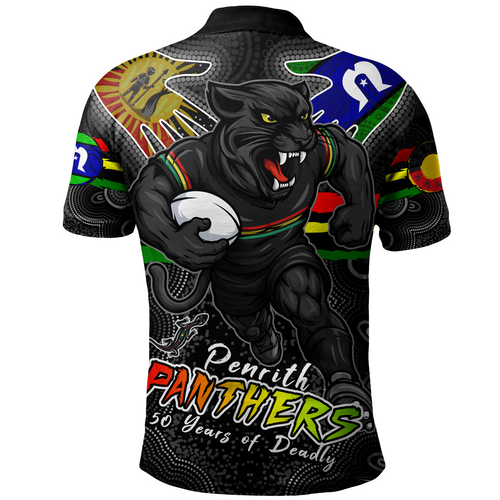 Penrith Panthers Polo Shirt NAIDOC Week 2026 Forged In Deadly Spirit