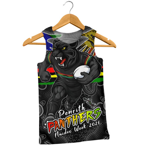 Penrith Panthers Men Singlet NAIDOC Week 2026 Forged In Deadly Spirit