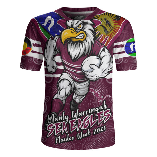 Manly Warringah Sea Eagles Rugby Jersey NAIDOC Week 2026 Forged In Deadly Spirit
