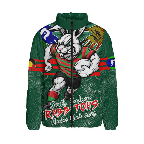 South Sydney Rabbitohs Padded Jacket NAIDOC Week 2026 Forged In Deadly Spirit