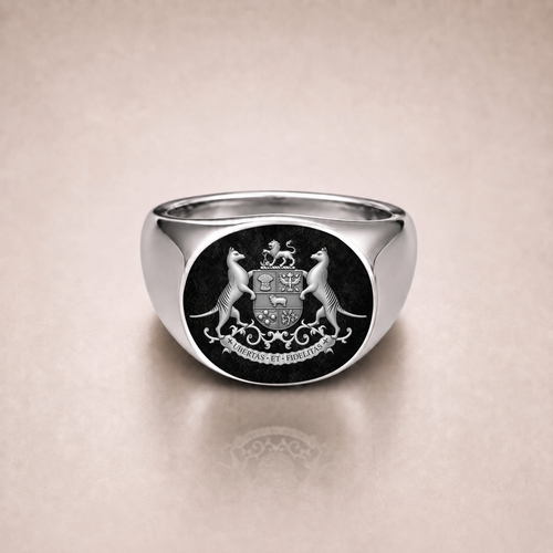 Australia Tasmania Rings Pride Heritage Crest