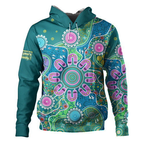 Indigenous Australian Aboriginal Hoodie Naidoc Sacred Tracks Culture Spirit