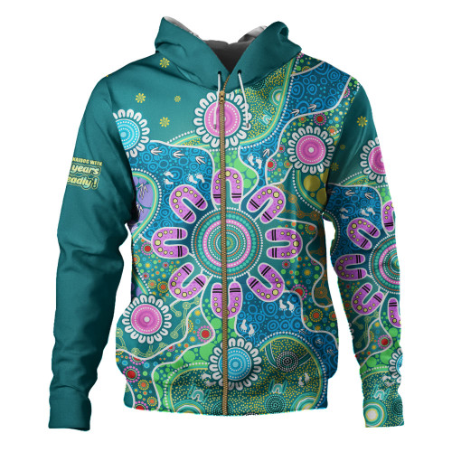Indigenous Australian Aboriginal Hoodie Naidoc Sacred Tracks Culture Spirit