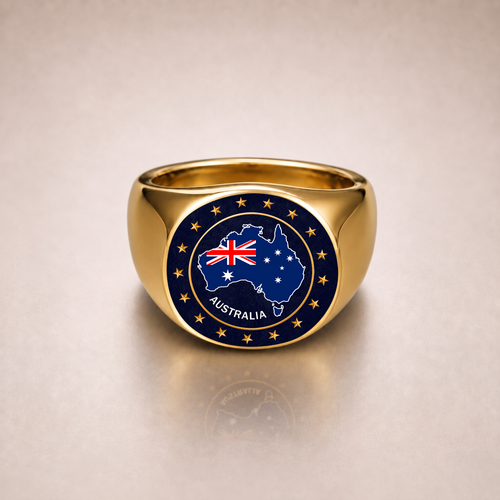 Australia Rings Australia Flag Map Heritage